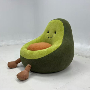 Sillón Individual de Tela con Diseño de Fruta para Decoración de Sala de Estar, Estilo Aguacate - Product Image 6
