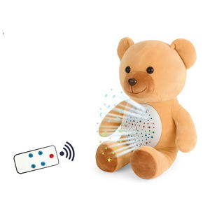Grossiste Jouets en peluche doux pour bébé avec ciel étoilé électrique, peluche apaisante avec projecteur de lumière nocturne, jouets de maternelle - Product Image 1