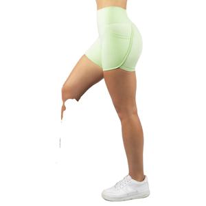 Wholesale Custom Logo <b>Lift</b> <b>Butt</b> New Fashion Yoga Shorts, High-waisted Pocket Design <b>Leggings</b>, Women's Yoga Shorts - Product Image 4