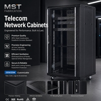 Armoire réseau murale 4U 19 pouces sur mesure OEM, boîtier en tôle conforme aux normes ASTM, AISI et DIN, marque MST, modèle MSTE-0044
