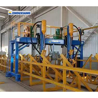 Ligne de production automatique CNC Zhouxiang pour la fabrication et la soudure de poutres en acier préfabriquées