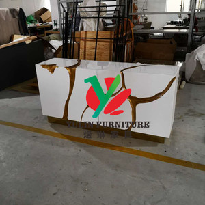 Customized Leather <strong>Buffet</strong> Cabinet Wood Luxury <strong>Sideboard</strong> - Product Image 2