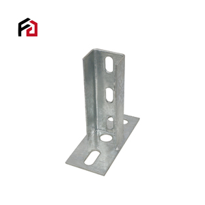 Grosir pelat dasar koneksi baja galvanis HDG braket fotovoltaik pendukung dengan bahan kualitas tinggi - Product Image 1