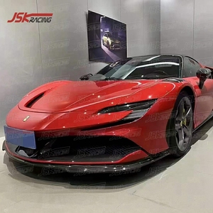 LÈVRE DE PARE-CHOCS AVANT EN FIBRE DE CARBONE SÈCHE DE STYLE PT POUR 2020-2021 <span class=keywords><strong>FERRARI</strong></span> <span class=keywords><strong>SF90</strong></span> - Product Image 2