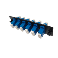 Boîtier de distribution optique monomode LC/UPC à 6 ports, adaptateur duplex, pièces télécom