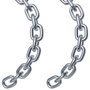 Baja tahan karat padat tahan lama <span class=keywords><strong>DIN766</strong></span> rantai jangkar standar 3mm 10mm rantai Tautan pendek