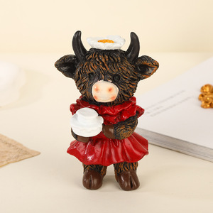 Ornamento Desktop di bue rosa romantica e zodiaco-un regalo commovente per la tua ragazza o cari amici - Product Image 5