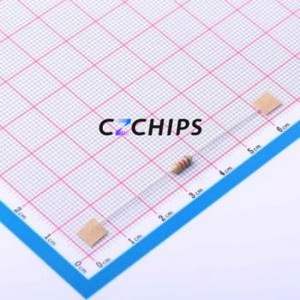 Resistencia de Orificio Pasante CR1/4W-6K2 5%-OT52, Componente de Orificio Pasante (THT), Película de Carbono D2.7xL6.2mm 6.2kOhm 5% 250V - Product Image 1