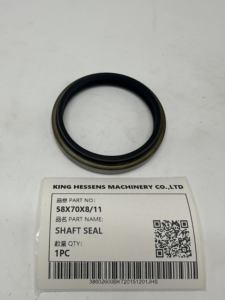 Guarnizione per Albero 58*70*8/11 BKT per Escavatore Gommato <span class=keywords><strong>S200W</strong></span>-<span class=keywords><strong>3</strong></span>/5/DH210W-5/S210W, Produttore Cinese - Product Image 1