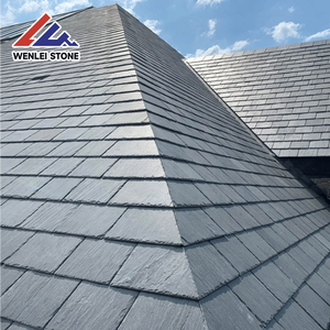 Tuiles <span class=keywords><strong>de</strong></span> toiture <span class=keywords><strong>en</strong></span> ardoise noire naturelle fendue <span class=keywords><strong>en</strong></span> gros <span class=keywords><strong>de</strong></span> Chine sur <span class=keywords><strong>bardeaux</strong></span> <span class=keywords><strong>de</strong></span> <span class=keywords><strong>bois</strong></span> - Product Image 4