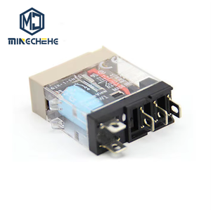รีเลย์กำลังไฟอเนกประสงค์ G2R-2-SN DC24V 8A DPDT พร้อมไฟ LED แสดงสถานะ แบบเสียบปลั๊กสำหรับติดตั้งบน PCB สำหรับการควบคุมในอุตสาหกรรม - Product Image 1
