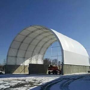 Custom Stalen Steigers 30X50M Oem/Odm 100-150kmH Wind Belasting Back Yard Draagbare Fiets Berging Achat hangar Voor Verkoop