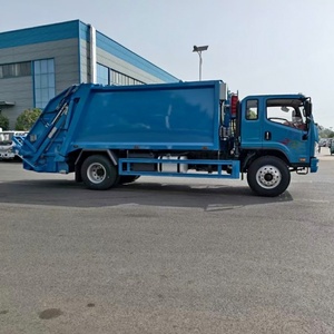 FAW 4X2 Manual Small Rear Loader Garbage Compactor Truck | 7CBM Compressed Vehicle for <b>Waste</b> Collection - Product Image 5