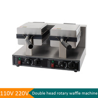 Machine à gaufres et gâteaux antiadhésive de haute qualité pour œufs, crêpes, gaufres, et équipement commercial de cuisson de pain et muffins carrés
