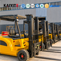 Chariot élévateur électrique au lithium-ion, chariot élévateur électrique à 4 roues, 2 tonnes, 3,5 tonnes, 5 tonnes, avec déplaceur latéral, chariot élévateur logistique d'usine