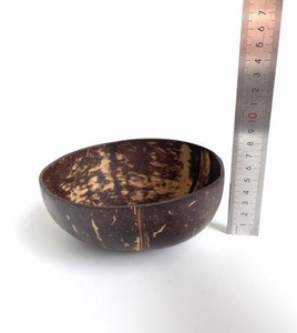 <b>Coconut</b> <b>Shell</b> Polished Soup Bowl with Spoon Bohemian Handicrafts Custom Logo Wedding Eco Friendly Handmade Serving Bowl - Product Image 4