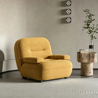 Fauteuil inclinable Tenghang Traditional Beetle en cuir huilé Sherpa, fauteuil de designer pour salon et bureau à domicile