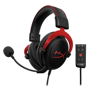 Cuffie <span class=keywords><strong>Gaming</strong></span> Cablate <span class=keywords><strong>HyperX</strong></span> Cloud 2 II con Driver Dinamico, Audio Surround HiFi 7.1 e Microfono per PC/PS4 - Product Image 1