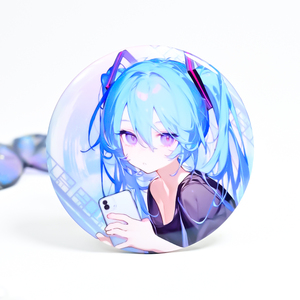 Khuyến mại Anime tùy chỉnh tấm thiếc huy hiệu với in kỹ thuật số Vòng Holographic thiết kế an toàn <span class=keywords><strong>Pin</strong></span> & tùy chỉnh kích thước tùy chọn - Product Image 4