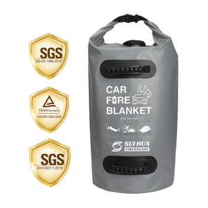 Manta Ignífuga Plegable para Emergencias en Vehículos, Personalizable, Colorida, Recubierta de Silicona, Manta de Fibra de Vidrio para Bomberos de Vehículos Eléctricos - Product Image 1