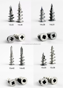 Ancres auto-perceuses pour cloisons sèches en alliage de zinc 5/<span class=keywords><strong>16</strong></span> avec vis, ancre pour montants de cloisons sèches - Product Image 3