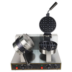 Haute qualité meilleur <span class=keywords><strong>prix</strong></span> machine à gaufres électrique machines de restauration rapide machine à gaufres <span class=keywords><strong>belge</strong></span> antiadhésive à 2 plaques - Product Image 2