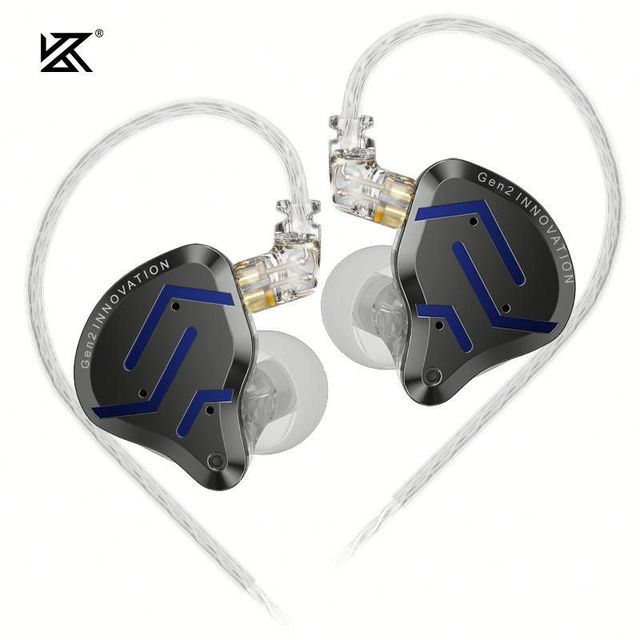 Kz Zsn Pro 2 Generation  1dd+1ba Hybrid In-ear Earbuds Hifi Bass Music Monitor Headphones Sports Earphones KZ Wired Iem