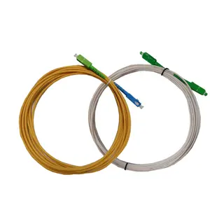 Cable de conexión de fibra óptica de alta calidad SC LC FC ST Cable de puente de fibra óptica SC/APC FC/APC Cable Ethernet de modo único