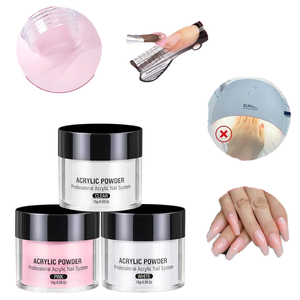 ผงอะคริลิคสำหรับต่อเล็บ OEM แบบกำหนดเอง 3 สีใน 1 ขายส่ง คุณภาพสูง สำหรับมืออาชีพ แบรนด์ส่วนตัว - Product Image 1