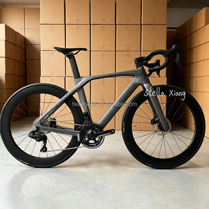 Bicicleta de Carretera de Fibra de Carbono Súper Ligera de 8.8 kg, T10Pro, Cambio Electrónico Inalámbrico, 24 Velocidades, Frenos de Disco, Bicicleta de Carreras T10pro -2rd(26yrs)Wh - Product Image 3