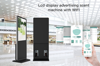 Diffuseur de parfum intelligent électrique en plastique haut de gamme pour affichage publicitaire commercial, machine distributrice de parfums pour centres commerciaux