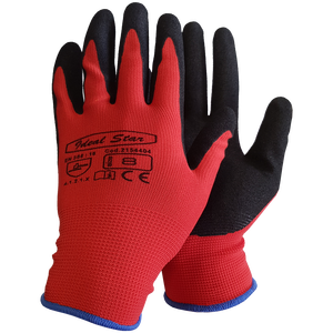 Gant IDEAL STAR en polyester/nitrile sablé Taille 8 pour outil de tournage - Product Image 1