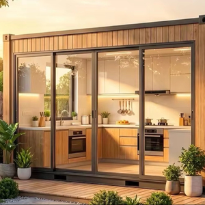 Maison conteneur <span class=keywords><strong>de</strong></span> luxe pliable, maison modulaire préfabriquée, bureau mobile <span class=keywords><strong>de</strong></span> chantier pour camp <span class=keywords><strong>de</strong></span> construction, 10 unités/40HQ - Product Image 1