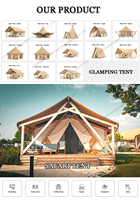 Fournisseur de tentes Safari sur mesure pour toutes les saisons, pour maison préfabriquée avec salle de bain et climatisation, Carpa Tenda De Lona