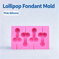 Lollipop Silikon-Fondantform Schokoladen-Kuchendekorationsform DIY Backwerkzeug