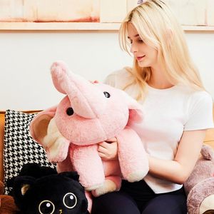 Gối ôm thú nhồi bông Voi Hồng không mùi, có thể hâm nóng bằng lò vi sóng, món quà ấm áp cho trẻ em và người lớn - Product Image 6