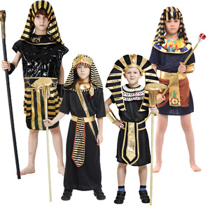 Disfraz <span class=keywords><strong>de</strong></span> Faraón Egipcio para Niños, Disfraz para Jugar a Ser Personajes, Disfraz para Halloween, <span class=keywords><strong>Navidad</strong></span>, Estilo <span class=keywords><strong>de</strong></span> Personaje <span class=keywords><strong>de</strong></span> Televisión - Product Image 1