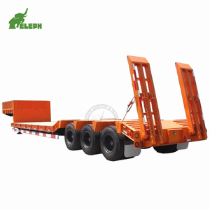 Remolque de cama baja de <span class=keywords><strong>13m</strong></span>, remolque de camión de cama baja de 14 metros, semirremolque de cama baja de 70 toneladas a la venta - Product Image 6