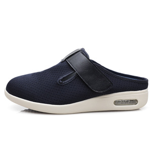 Chaussures souples pour personnes âgées avec semelle intérieure soulageant la pression et semelle extérieure en caoutchouc antidérapante, chaussures décontractées pour hommes, chaussures de marche - Product Image 5