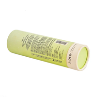 Bougie de luxe en papier kraft personnalisée, boîte en verre, emballage en tube, cire de soja faite à la main pour chocolat, sucre, collation, cadeau