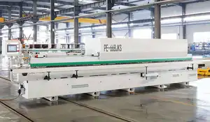 Madeira China Máquinas painéis base Máquina borda automática completa com pré-moagem