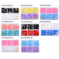 Dekorasi Kuku Bunga Resin Laris Manis Aksesoris Dekorasi Kuku 3D Desain Kuku DIY yang Lucu