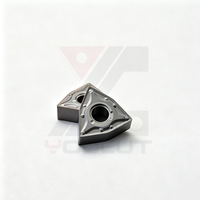Plaquette de tournage en carbure WNMG080408-MA, qualité BPU206, rayon d'angle R0.8mm pour tournage semi-fin de l'acier inoxydable/acier au carbone