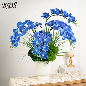 Impression 3D <span class=keywords><strong>Tigre</strong></span> Rayures Papillon <span class=keywords><strong>Orchidée</strong></span> Blanc Fleur Artificielle Qualité Supérieure Orchidées En Gros Faux Plantes - Product Image 2
