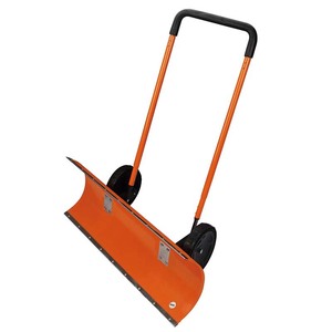 Pousse-neige roulant OEM avec manche en bois et lame métallique, outil de déneigement à roulement à billes - Product Image 5