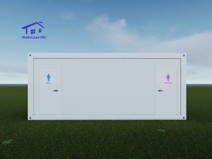 Baño Portátil Modular de Panel Sándwich Moderno y Duradero para Lugares Públicos con Certificación CE, Fácil Instalación - Product Image 4
