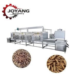 Secador de bandeja de microondas tipo lote de gabinete de acero inoxidable PLC Industrial para procesamiento de alimentos con esterilización y secado de insectos - Product Image 1