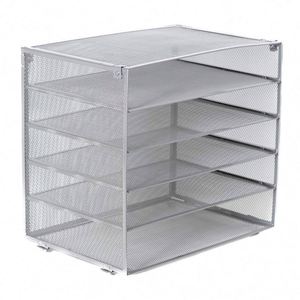 Organisateur de bureau en maille à 5 compartiments pour trier les papiers, de qualité supérieure - Product Image 3