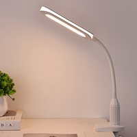 Lampe de bureau créative multifonctionnelle pour dortoir chambre à coucher étudiant apprenant protection des yeux lampe à pince de lecture