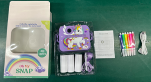 X7D Color Instant <b>Print</b> <b>Camera</b> for Kids with Dual Lens 2.4'' Screen Instant Photo <b>Camera</b> Best Gifts for Children - Product Image 3